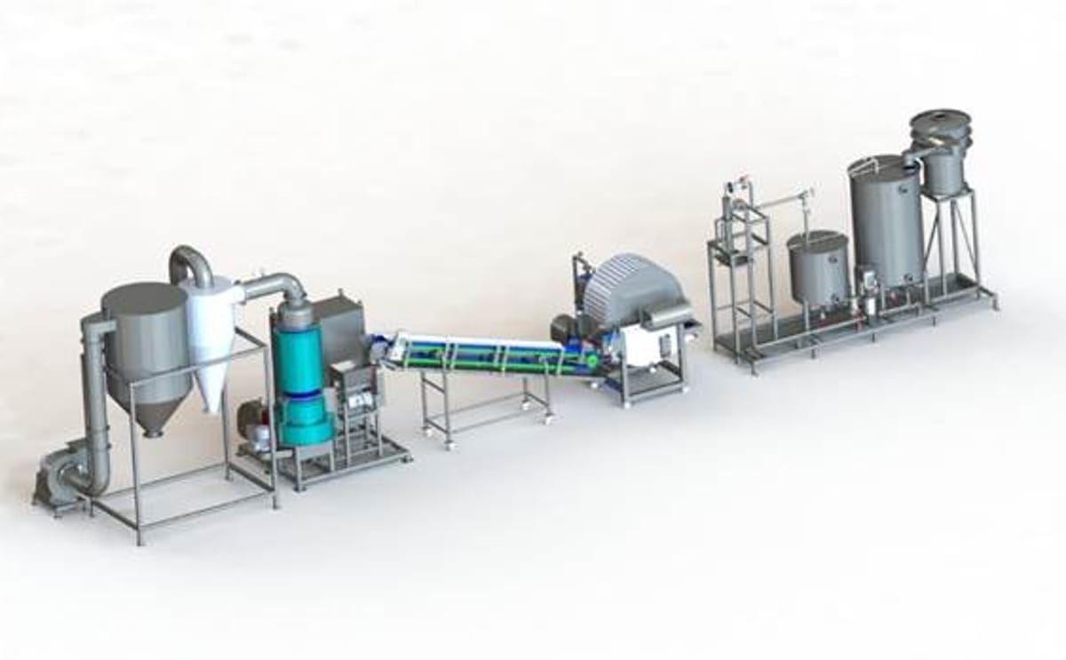 SV AGRI's Starch Recovery Unit (SRU) recovers valuable potato starch from process wash water while reducing wastewater treatment load and fresh water consumption in potato processing plants. SV AGRI's Starch Recovery Unit (SRU) recovers valuable potato starch from process wash water while reducing wastewater treatment load and fresh water consumption in potato processing plants.