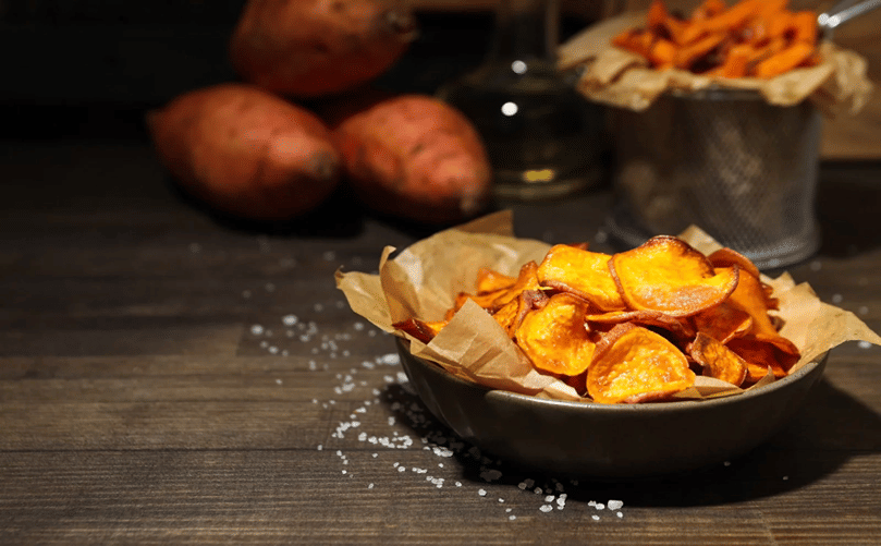 Nutrient-Rich Sweet Potato Chips as a Health-Focused Snack Nutrient-Rich Sweet Potato Chips as a Health-Focused Snack
