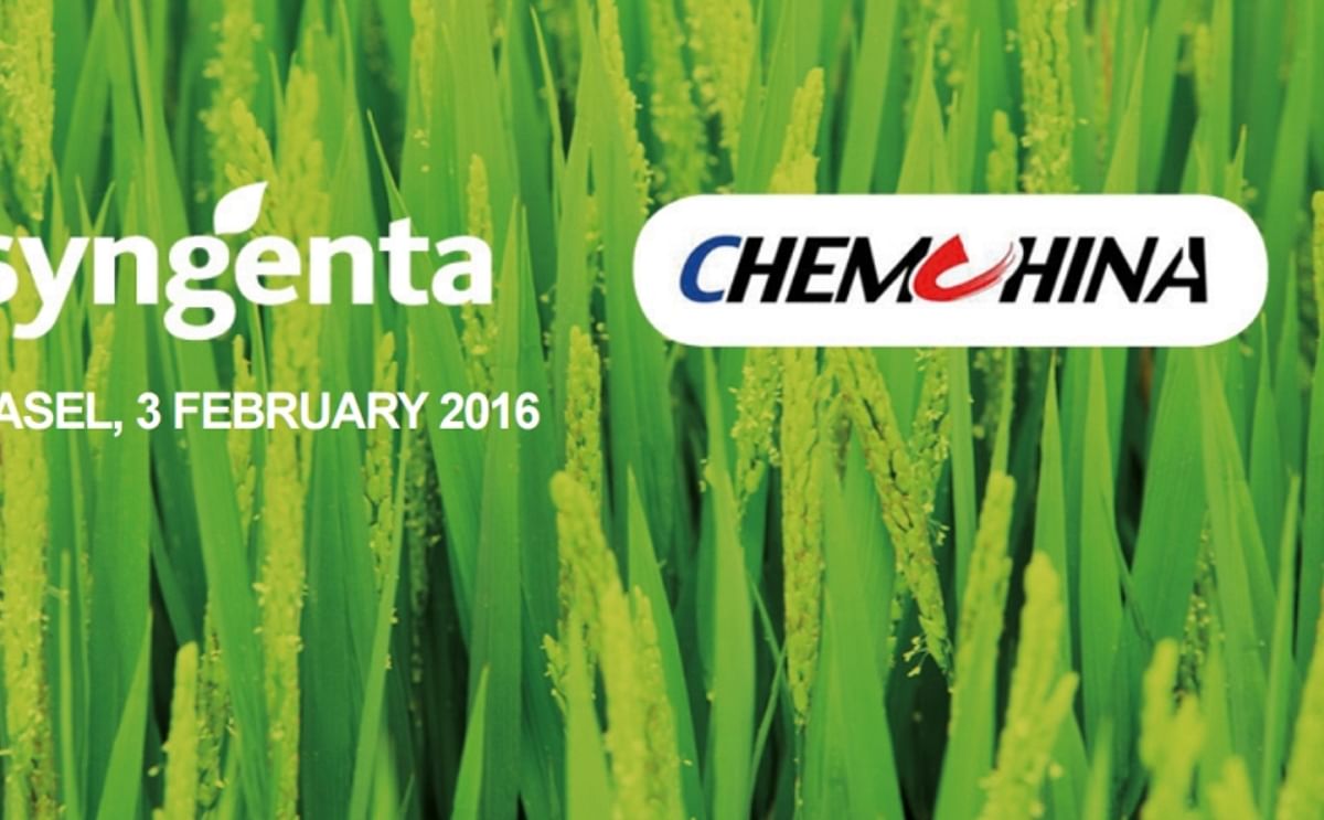 ChemChina to acquire Syngenta at a value of over US$ 43 billion