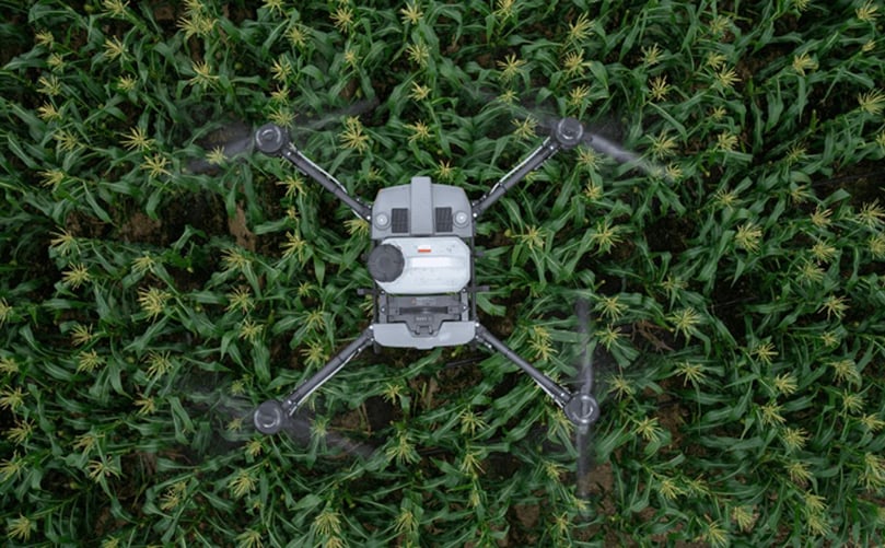 The Agras T10 overhead The Agras T10 overhead
