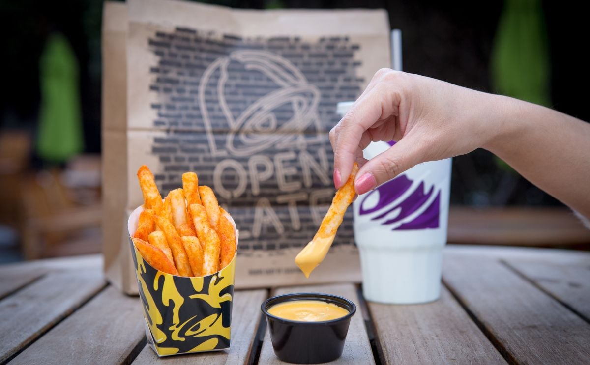 Boldly seasoned French Fries with a side of warm Nacho Cheese coming to Taco Bell: Nacho Fries Boldly seasoned French Fries with a side of warm Nacho Cheese coming to Taco Bell: Nacho Fries