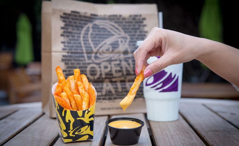 Nacho Fries at Taco Bell: French Fries crisped to perfection with bold Mexican seasoning and served with a dippable side of warm Nacho Cheese...