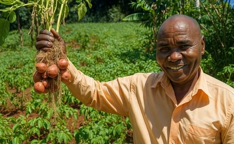 Thanks to resistant potato varieties, Late Blight is no longer a serious threat to the highland farmers in Lushoto, Tanzania (Courtesy: D. Harahagazwe CIP) Thanks to resistant potato varieties, Late Blight is no longer a serious threat to the highland farmers in Lushoto, Tanzania (Courtesy: D. Harahagazwe CIP)