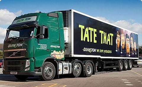 Tate that.... Branston Potato truck liveries shortlisted for award Tate that.... Branston Potato truck liveries shortlisted for award