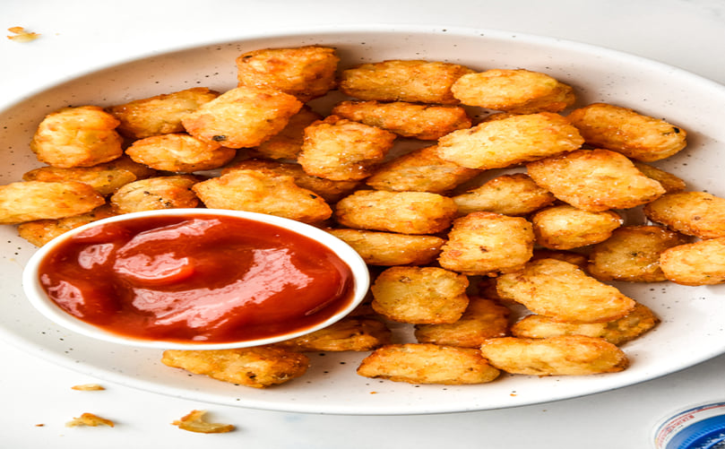 Tater tots, also called potato tot Tater tots, also called potato tot