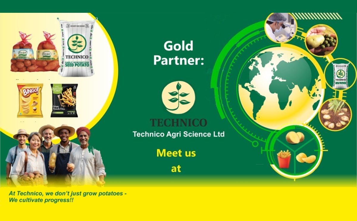 Technico Agri Sciences Ltd., Gold Partner of the Global Potato Summit 2025, to unveil a new range of innovative potato seed varieties—advancing India’s journey toward sustainable, high-yield, and quality-driven potato production. Technico Agri Sciences Ltd., Gold Partner of the Global Potato Summit 2025, to unveil a new range of innovative potato seed varieties—advancing India’s journey toward sustainable, high-yield, and quality-driven potato production.