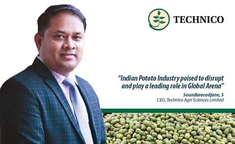 Soundararadjane, S. Chief Executive Officer technico Agri Sciences Limited: 'Indian Potato Industry poised to disrupt and play a leading role in Global Arena' Soundararadjane, S. Chief Executive Officer technico Agri Sciences Limited: 'Indian Potato Industry poised to disrupt and play a leading role in Global Arena'