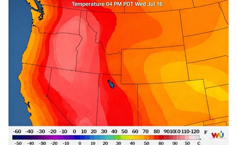 Idaho potato growers concerned about crop heat stress Idaho potato growers concerned about crop heat stress