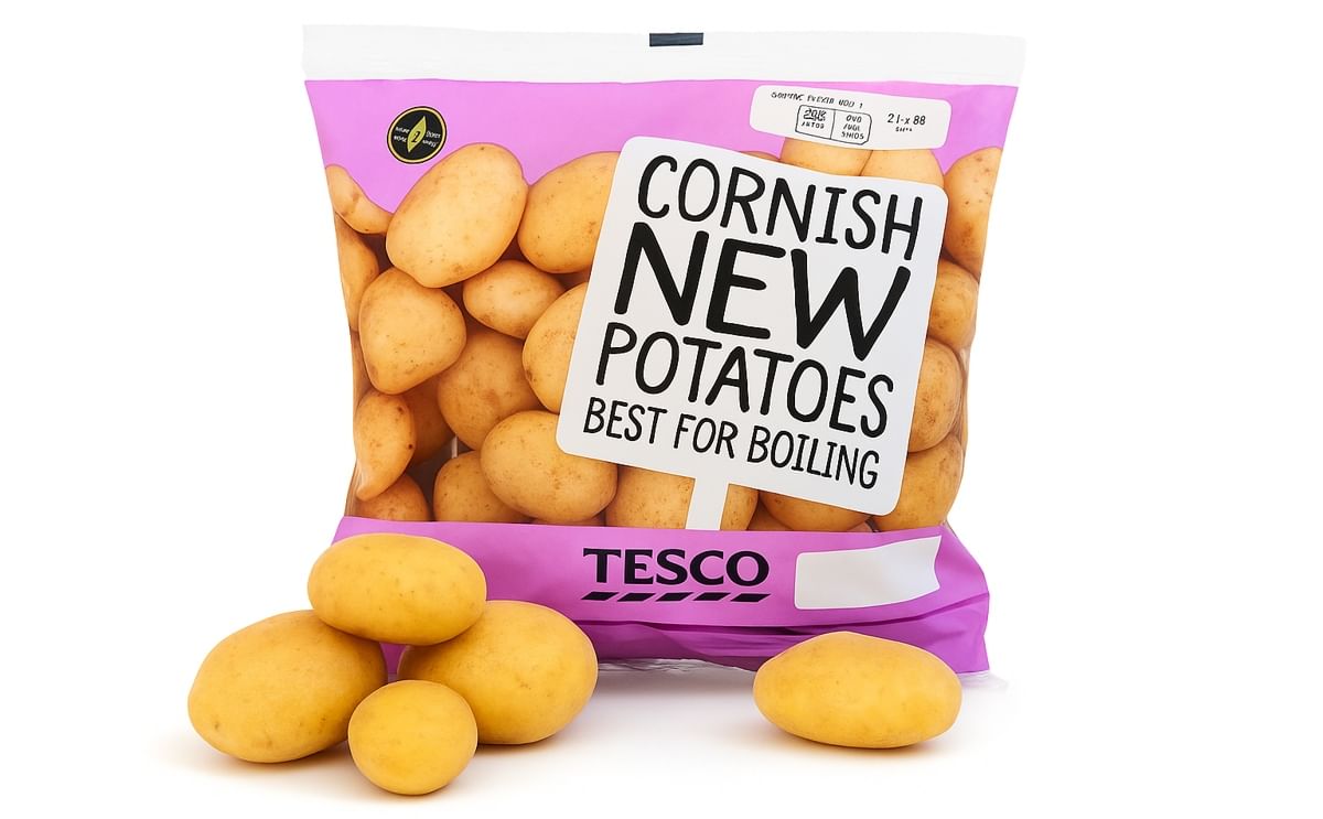 First Cornish potatoes at Tesco