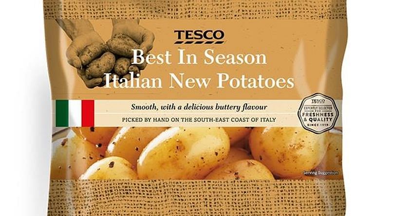 Italian New Potatoes at Tesco