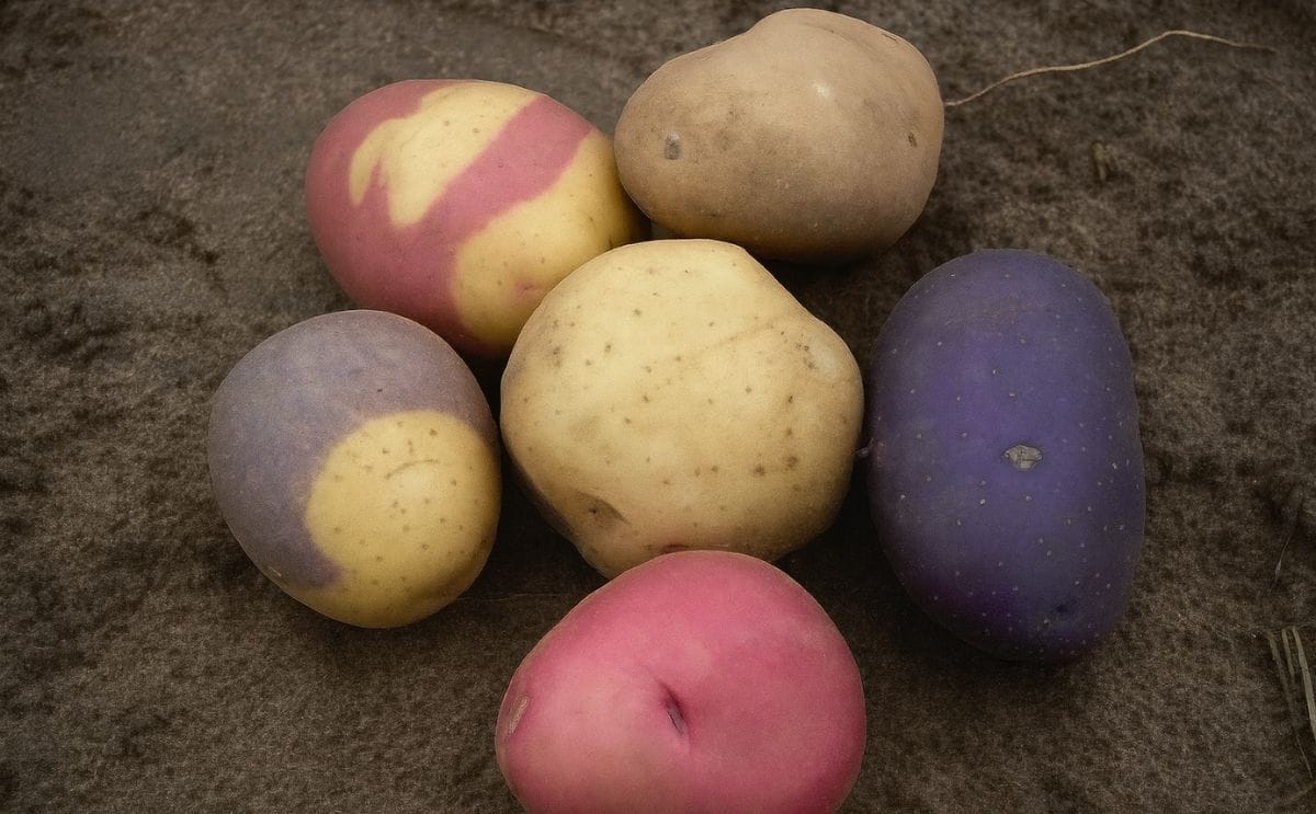 In addition to the traditional russet potato, the Texas A&M Potato Breeding and Variety Development Program led by Dr. Creighton Miller is producing a variety of colored gourmet potatoes In addition to the traditional russet potato, the Texas A&M Potato Breeding and Variety Development Program led by Dr. Creighton Miller is producing a variety of colored gourmet potatoes