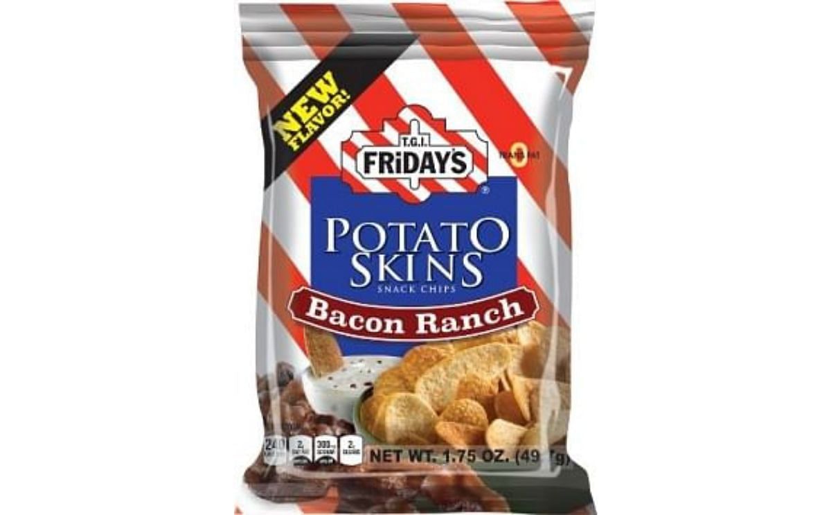 Tgi Friday S Adds Bacon Ranch Flavor To Popular Potato Skins Snack Chip Line Potatopro