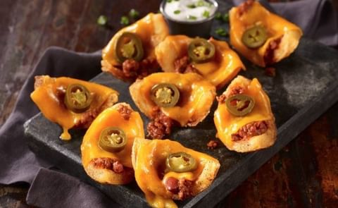 TGI Fridays® now offers Beyond Chili Loaded Potato Skins
TGI Fridays® now offers Beyond Chili Loaded Potato Skins