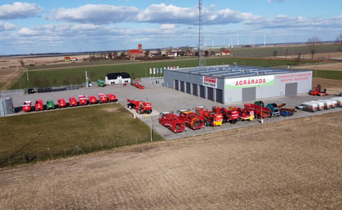 The Agarada base in Brzezimierz about 35 km south of Wroclaw. The Agarada base in Brzezimierz about 35 km south of Wroclaw.