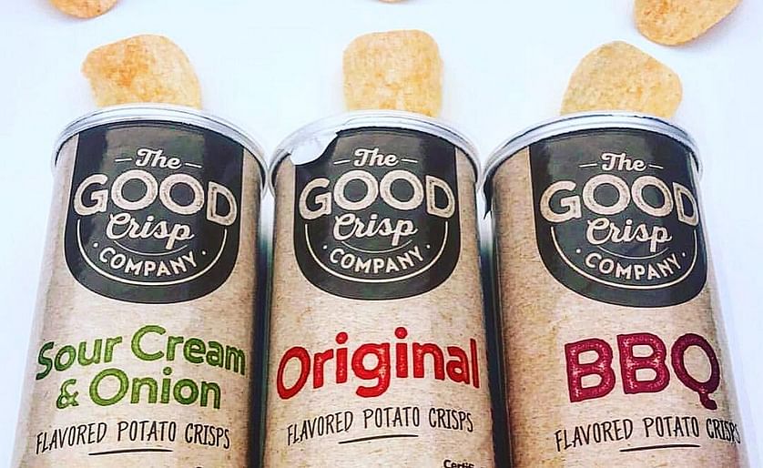 The Good Crisp Company manufacturers guilt free stacked chips