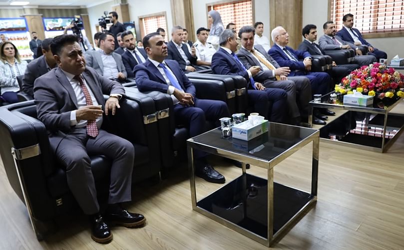 The Governor of Erbil , the President of the Investment Authority, the Deputy Minister of Industry and Trade, the Deputy Minister of Agriculture, the Makhmur Branch Manager of the Kurdistan Democratic Party, and the Mayor of qoshtapa