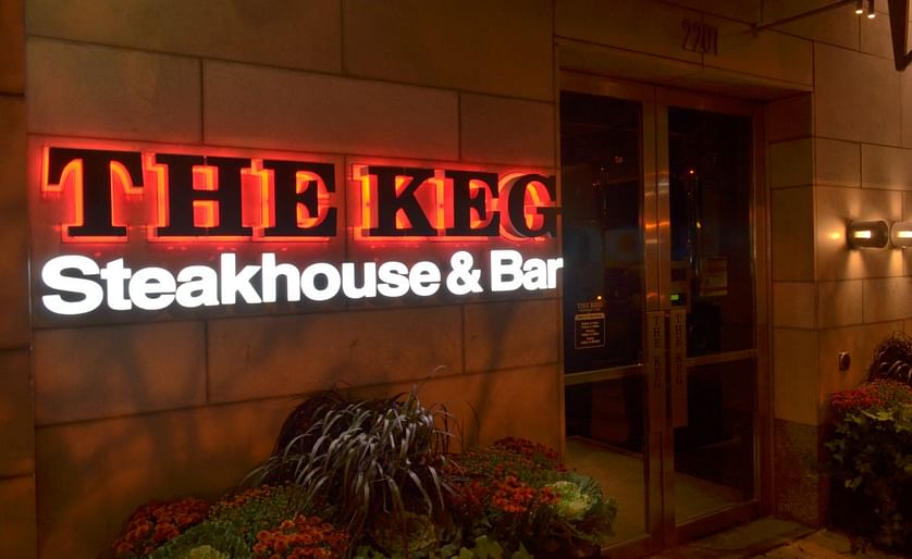 The Keg Steakhouse & Bar at Yonge and Eglinton  in Toronto, Ontario.
