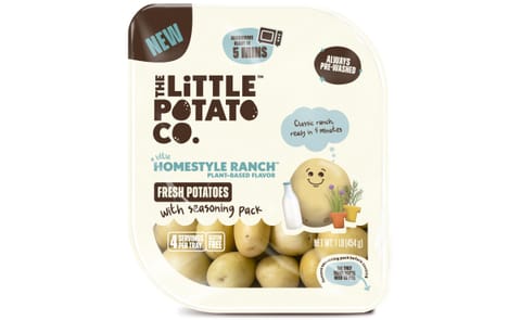 The Little Potato Company’s new A Little Homestyle Ranch Microwave Ready Kit, featuring fresh Little Potatoes and a classic ranch seasoning pack, ready in five minutes. The Little Potato Company’s new A Little Homestyle Ranch Microwave Ready Kit, featuring fresh Little Potatoes and a classic ranch seasoning pack, ready in five minutes.