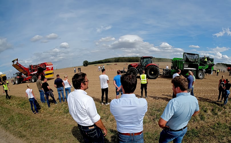 The machinery demonstrations on 12 hectares is a major draw The machinery demonstrations on 12 hectares is a major draw