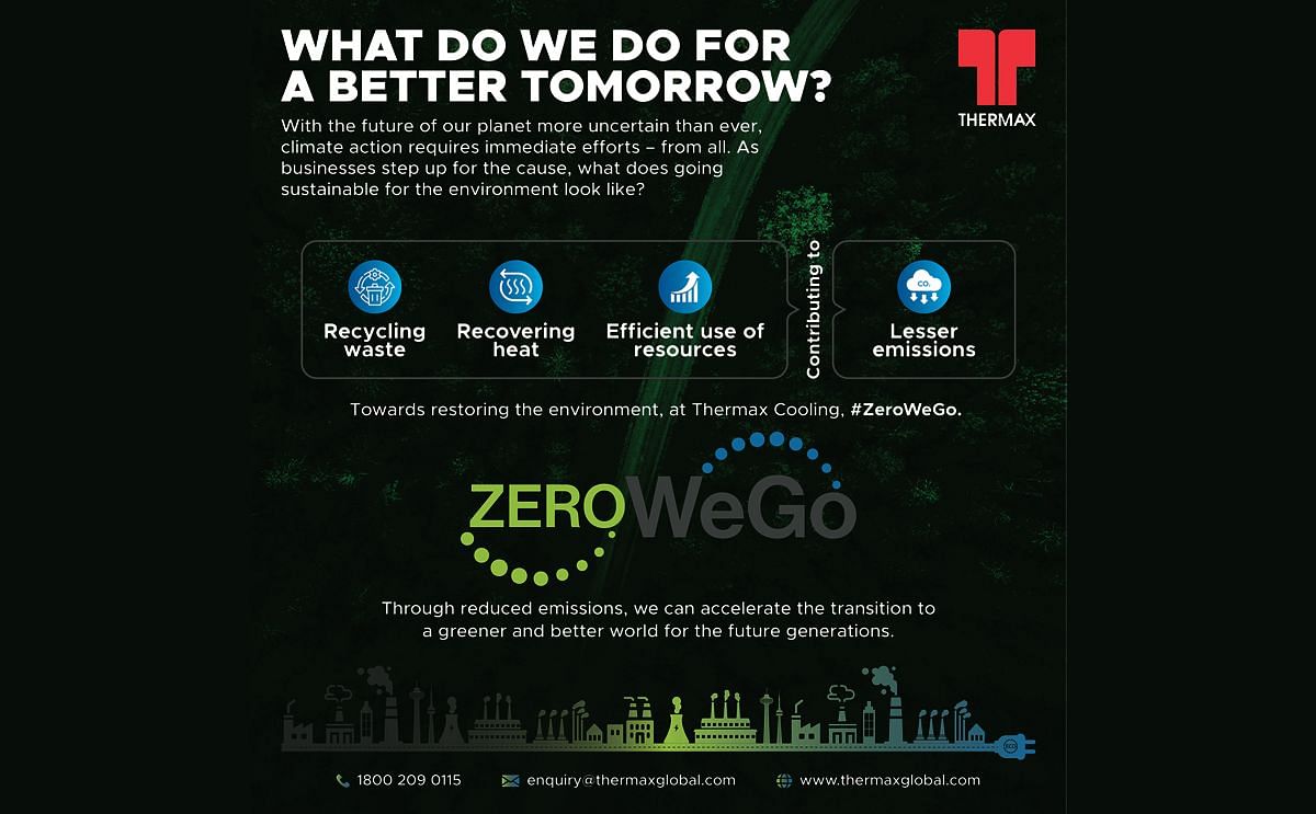 Thermax’s ZeroWeGo - Restoring environment through reduced emissions
