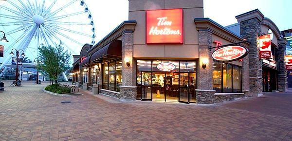 Tim Hortons Restaurant near the Niagara Falls