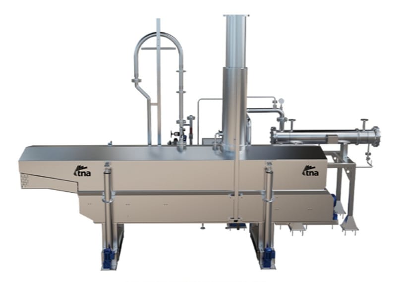 tna conti-pro® PEL 3 high-performance pellet fryer, showcased by TNA Solutions at PACK EXPO Las Vegas 2025, featuring a low-oil-volume design, four-belt frying system, and integrated continuous filtration for consistent, efficient snack production. tna conti-pro® PEL 3 high-performance pellet fryer, showcased by TNA Solutions at PACK EXPO Las Vegas 2025, featuring a low-oil-volume design, four-belt frying system, and integrated continuous filtration for consistent, efficient snack production.