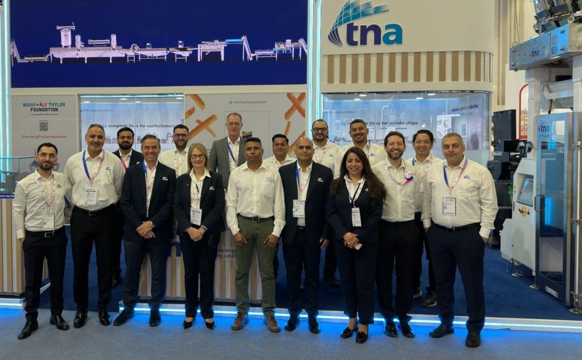 TNA’s global team gathered in Dubai to present complete line solutions that enhance food production, from high-performance packaging to precise seasoning and flavour control.