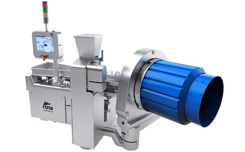 TNA intelli-flav® OMS 5 on-head seasoning system delivers consistent coverage and flavour TNA intelli-flav® OMS 5 on-head seasoning system delivers consistent coverage and flavour