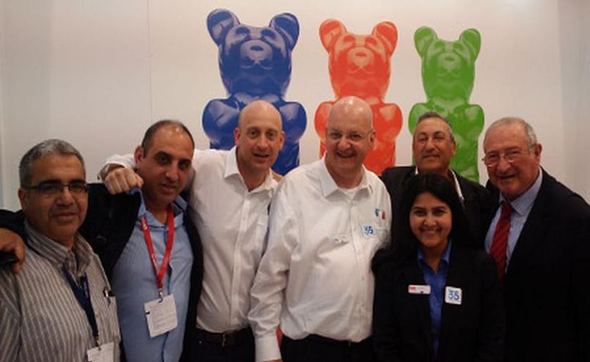 During the Interpack, tna sold a NID M3000 starch mogul to Maya Food Industries ltd.  Pictured in photo from right to left: Isaac Machlin - tna agent, Morris Waysman - General Manager - Maya Foods, Morli Shah - tna group solutions manager, Peter Pellizari