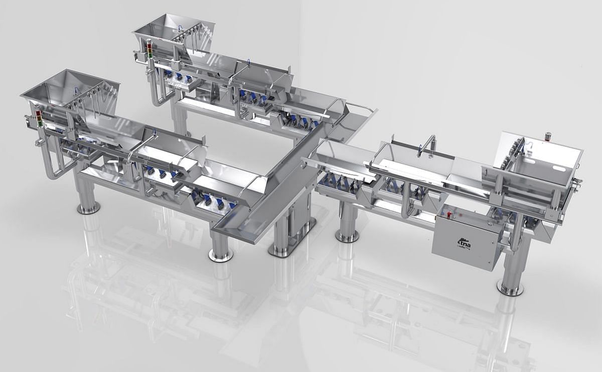The tna roflo® VMBS 3 combines speed, continuous vertical motion and mass flow technology to deliver exceptional blend accuracy, whether you are mixing fried snacks or frozen vegetables. The tna roflo® VMBS 3 combines speed, continuous vertical motion and mass flow technology to deliver exceptional blend accuracy, whether you are mixing fried snacks or frozen vegetables.