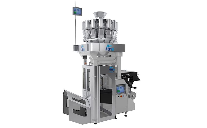 The tna robag® is the latest development in the evolution of VFFS packaging machines. With 99% output efficiency, tna robag enhances the production performance and efficiency.