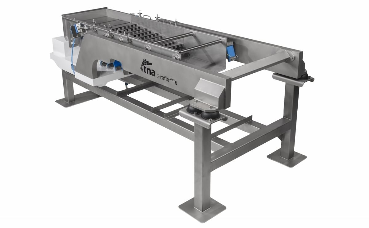 The tna roflo VMCS 3, industry's first vibratory chip sizer for potato chips and other snack products