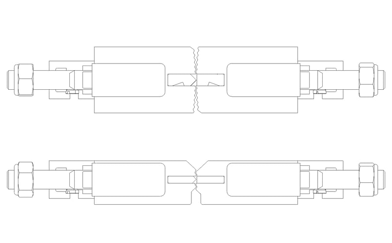 Single-serration jaws enable a 5-millimetre material saving per seal.