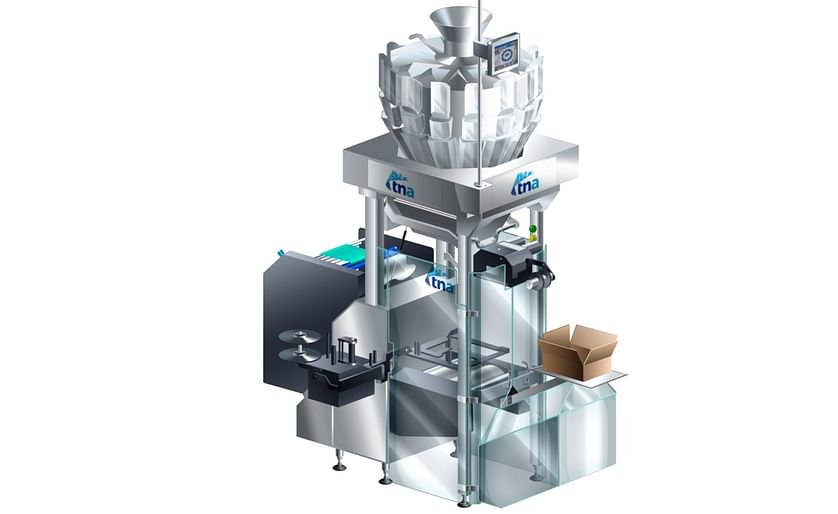 tna Robag VFFS with integrated inserter and labeler from tna’s Unique Solutions brand