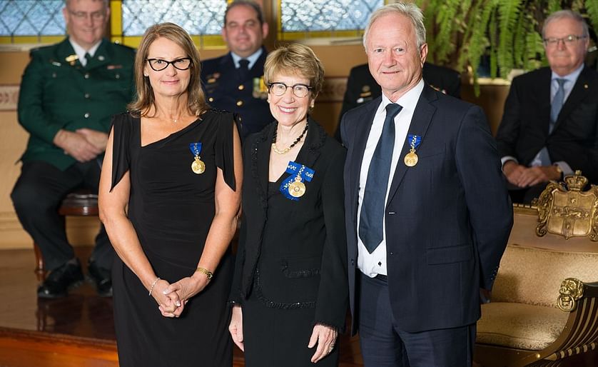 TNA Australia co-founders with Governor NSW at the Investiture Ceremony
