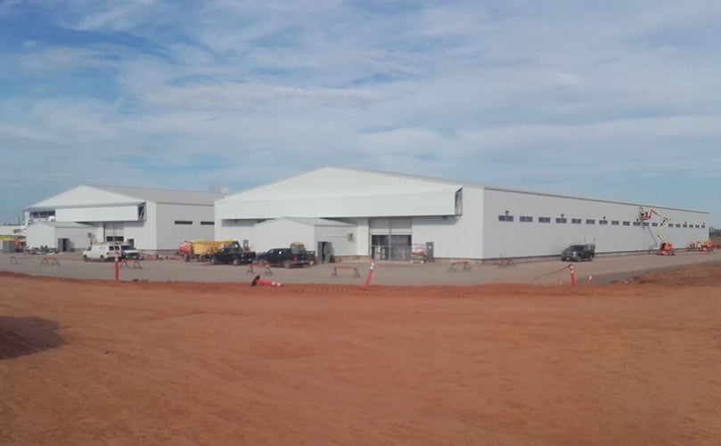 Overview of the Potato Storage during the construction Overview of the Potato Storage during the construction