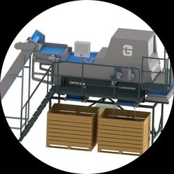 Tolsma-Grisnich Optical Potato Sorter Optica Q