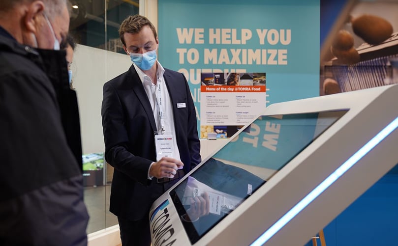 Wouter Oers, Technical Sales Associate at TOMRA Food on the 20th edition of Interpom Technical Sales Associate at TOMRA Food on the 20th edition of Interpom