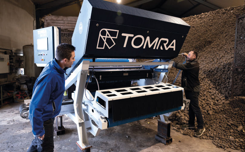 TOMRA 3A optical sorter to ensure top quality potatoes for french fries TOMRA 3A optical sorter to ensure top quality potatoes for french fries