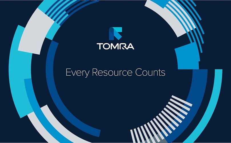 the TOMRA Food brand name will now be accompanied for the first time by a tagline: 'Every Resource Counts'