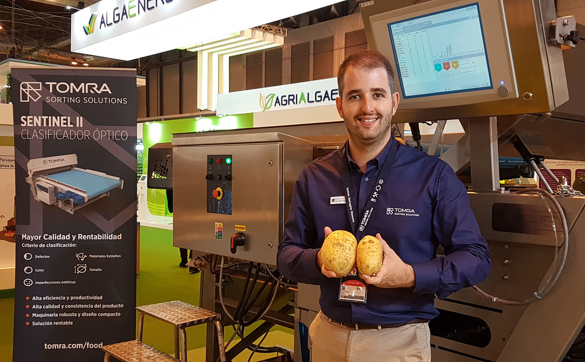 TOMRA presenta en España su nueva clasificadora óptica de papas TOMRA presenta en España su nueva clasificadora óptica de papas