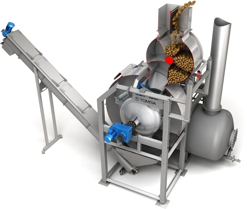 TOMRA Sorting Food Eco Steam peeler TOMRA Sorting Food Eco Steam peeler