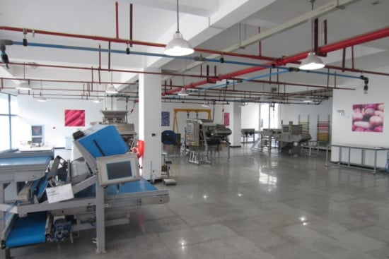 View of the TOMRA testing centre in Xiamen, China View of the TOMRA testing centre in Xiamen, China