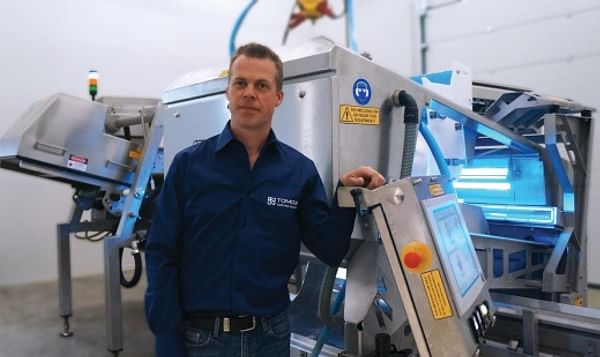 Wim Van Doren, Sales Application Manager at TOMRA Sorting Solutions in the new Cold Room