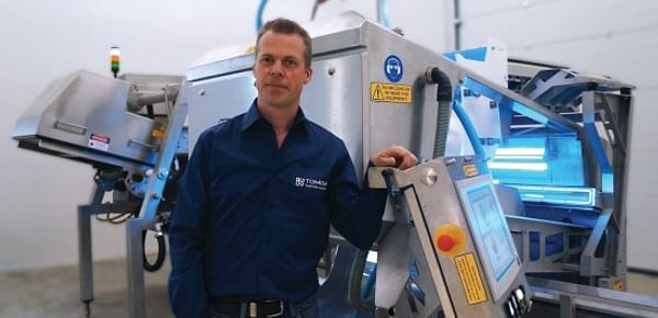 Wim Van Doren, Sales Application Manager at TOMRA Sorting Solutions in the new Cold Room