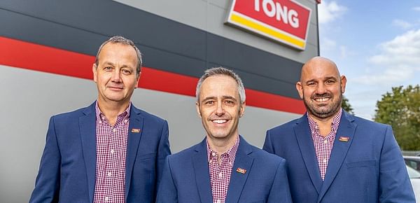 Edward Tong, Managing Director at Tong Engineering, Simon Lee and Charlie Rich.
