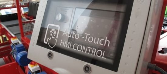 When specified with an EasyClean separating system, the Storemaker is available with the option of the latest technology HMI touch screen controls.