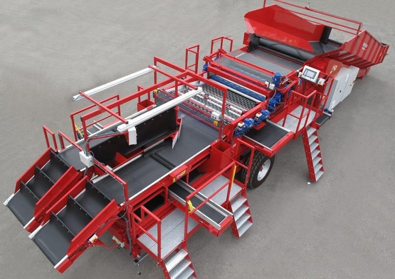 The Caretaker is Tong Engineering's mobile grader for potatoes and other root vegetables The Caretaker is Tong Engineering's mobile grader for potatoes and other root vegetables