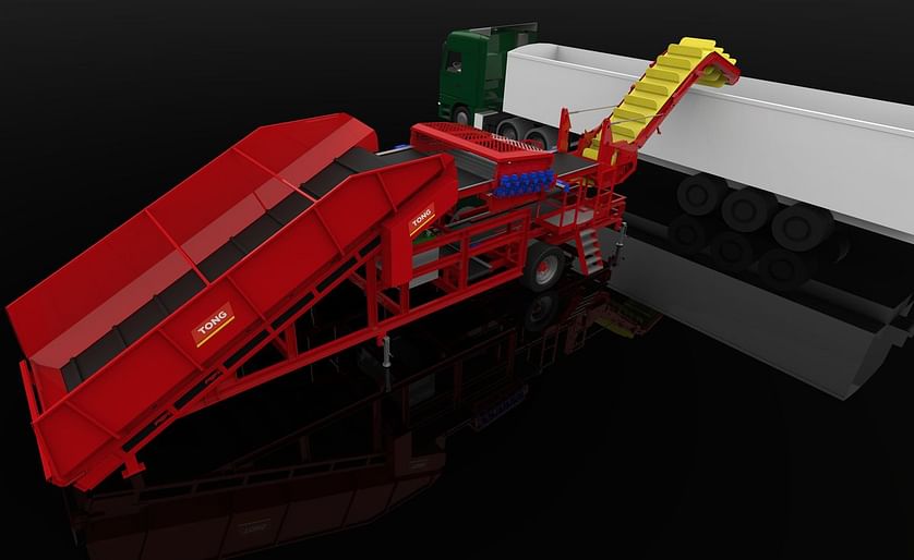 Based on Tong Engineering's proven Fieldloader for in-field and on-farm cleaning and loading of potatoes and other root crops, the Fieldloader PRO has been designed with even greater flexibility, transportability and the gentlest handling in mind.