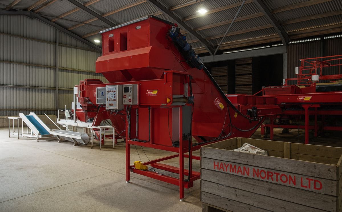 Tong Peal has support and service in the bag for Hayman Norton Potatoes Tong Peal has support and service in the bag for Hayman Norton Potatoes